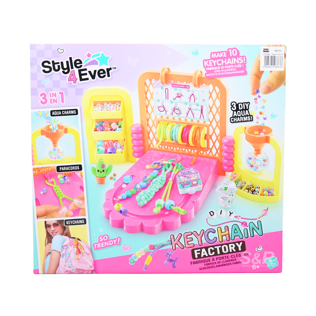 Canal Toys Style 4 Ever 3 in 1 DIY Keychain Factory